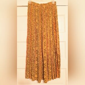 Vtg 90's/Y2K festival Indian handmade maxi skirt sz. S